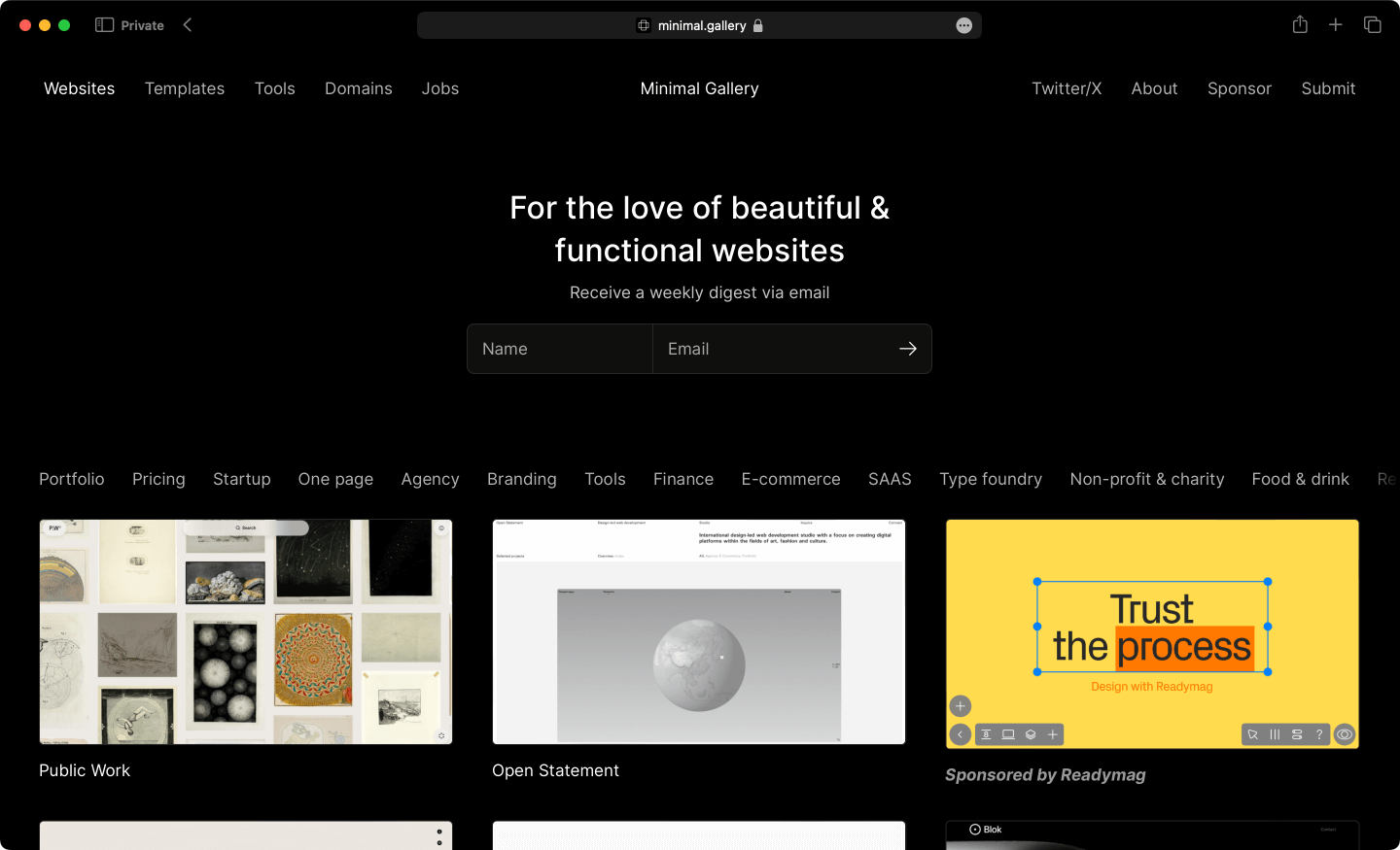 Minimal Gallery
